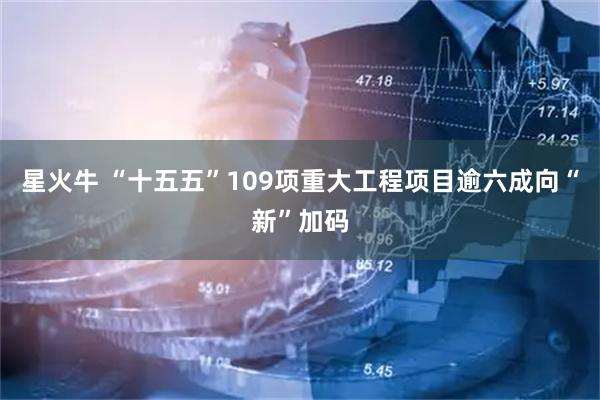 星火牛 “十五五”109项重大工程项目逾六成向“新”加码