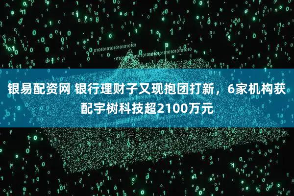 银易配资网 银行理财子又现抱团打新，6家机构获配宇树科技超2100万元
